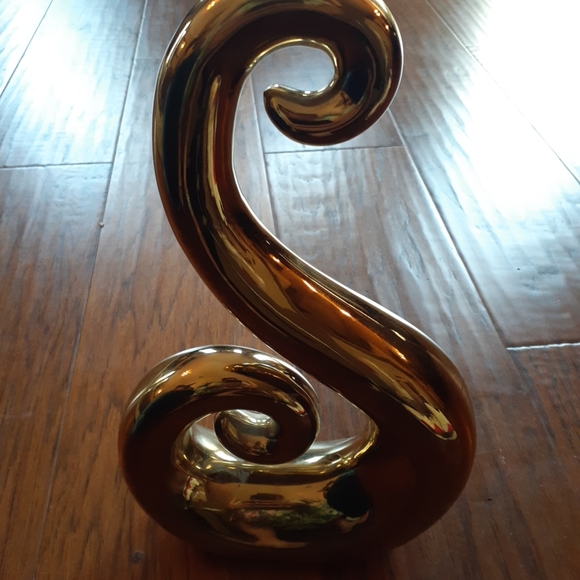 Z Gallerie Art Z Gallerie Gold Tone Ceramic 2 Sculpture